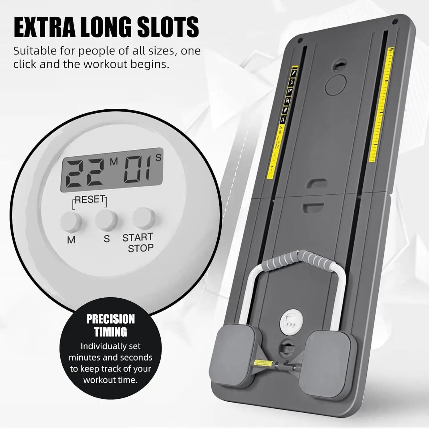 Pilates Reformer Set, 5 in 1 Sliding Board