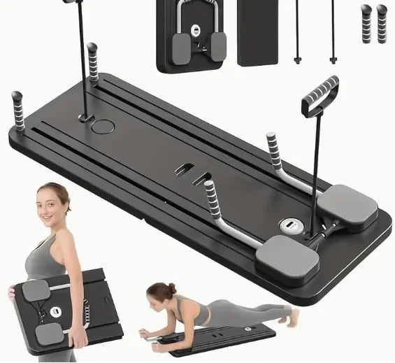 Pilates Reformer Set, 5 in 1 Sliding Board