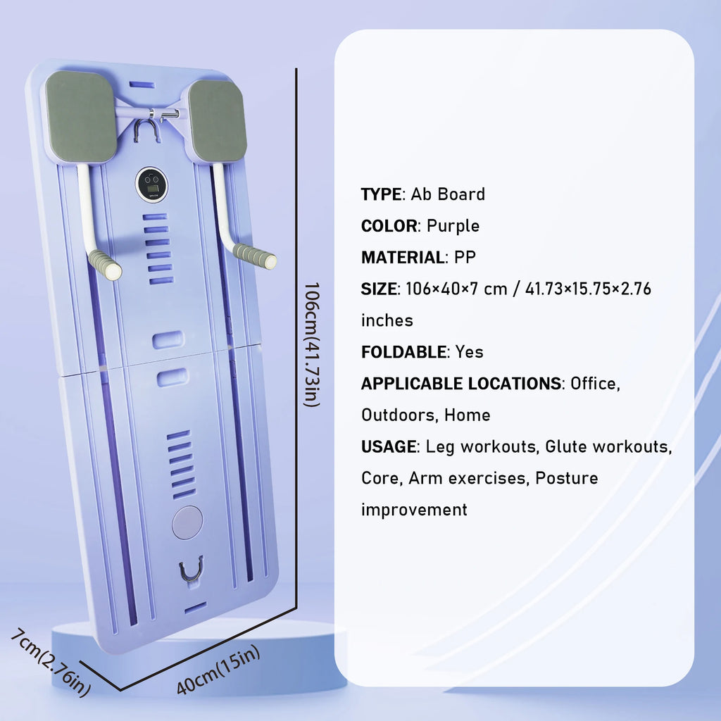 Pilates Reformer Set, 5 in 1 Sliding Board