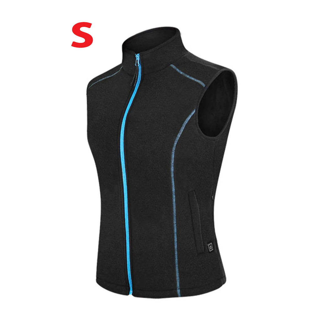 Women Heated Vest Winter Electric Thermal Waistcoat Women