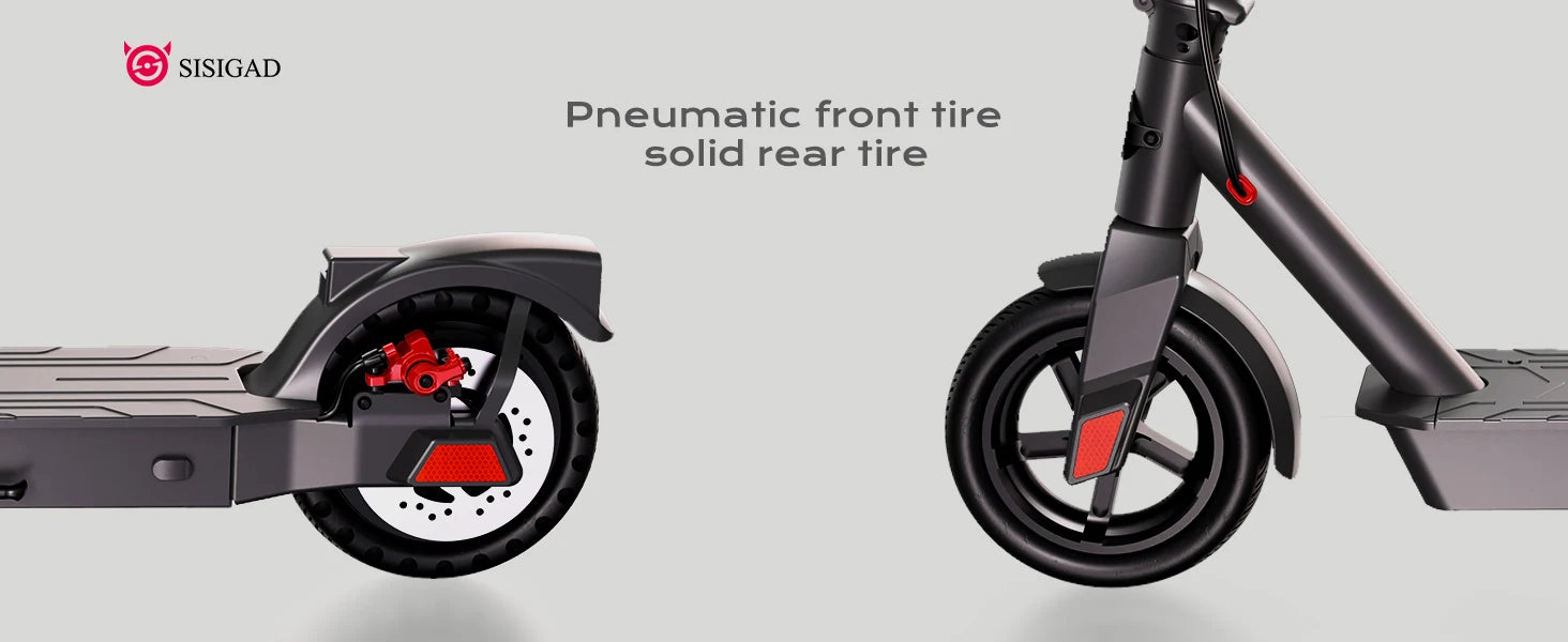 Electric Scooter: folding design, double braking system.