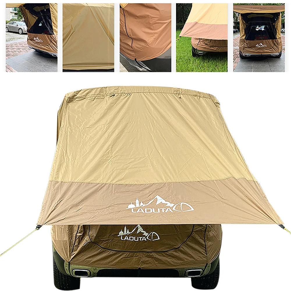 Tent Waterproof Sunshade Car Tailgate Rear Tent