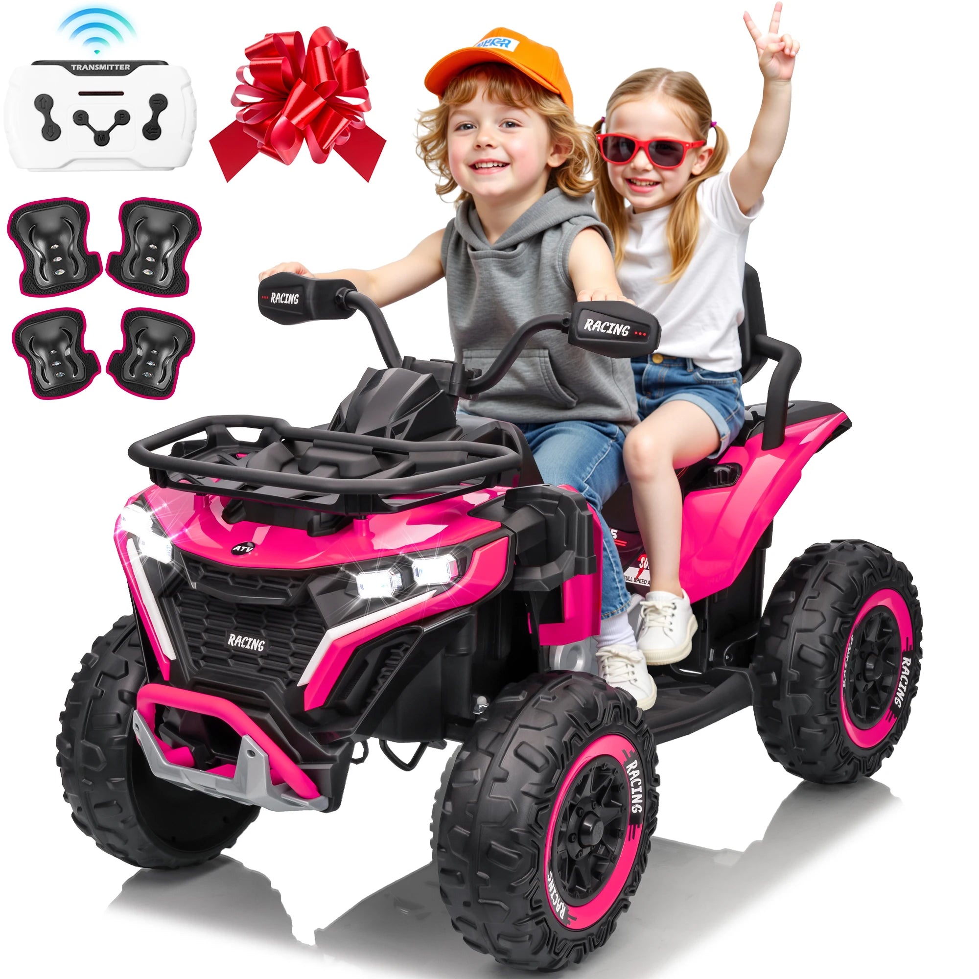 24V Large Four-Wheeled Off-Road Vehicle for Kids -