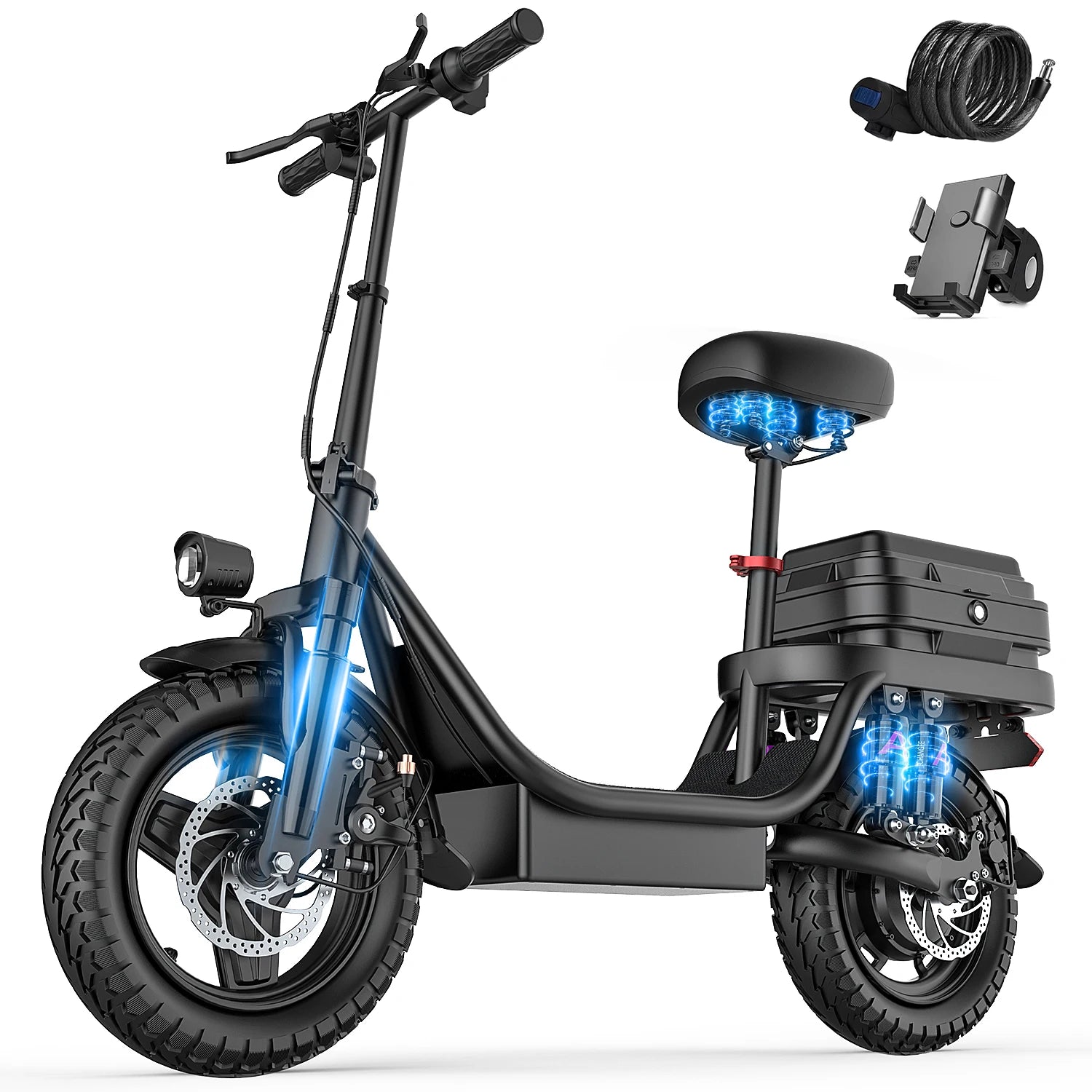 Electric Scooter  Commuting Scooter with Adjustable Seat