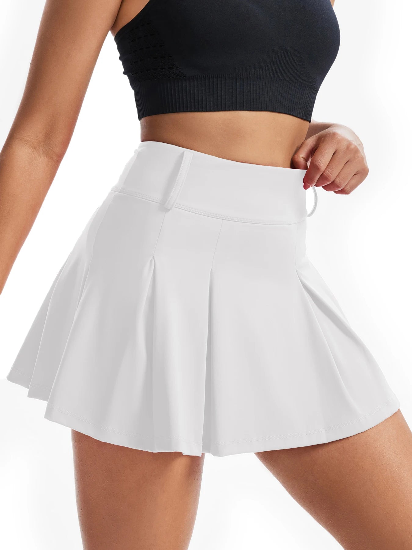 Women's Highwaisted Tennis/Golf Skirt Two-In-One Sports