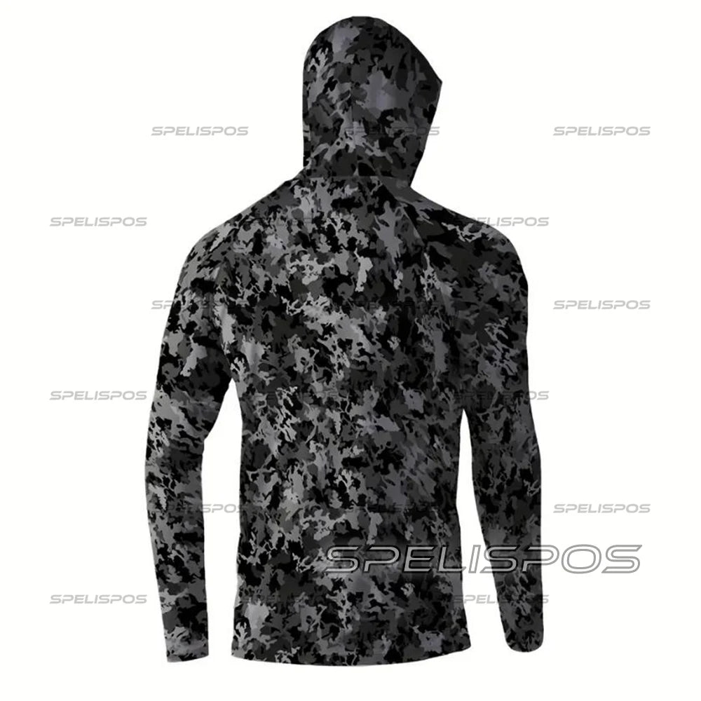 Fishing Hoodie Sailing Shirt Men Long Sleeve