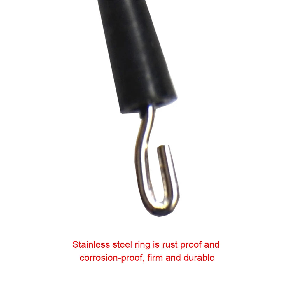50pcs Fishing Barrel Bearing Rolling Swivel Solid Ring