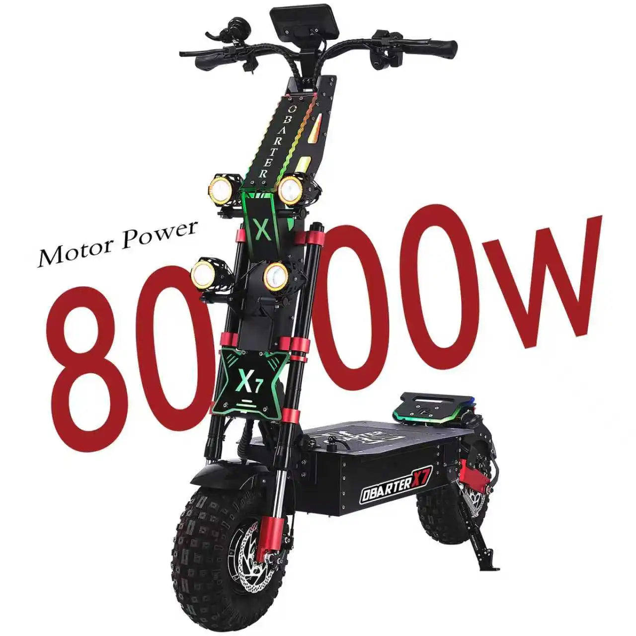 Dual Motor Eelectric Scooter 60V40AH 56 Mph 62 Miles