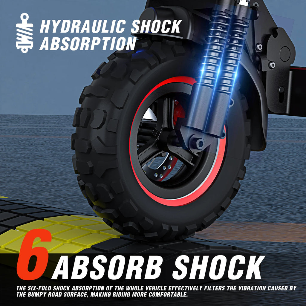 ' Off-road Tires Fast Commuting E-Scooter