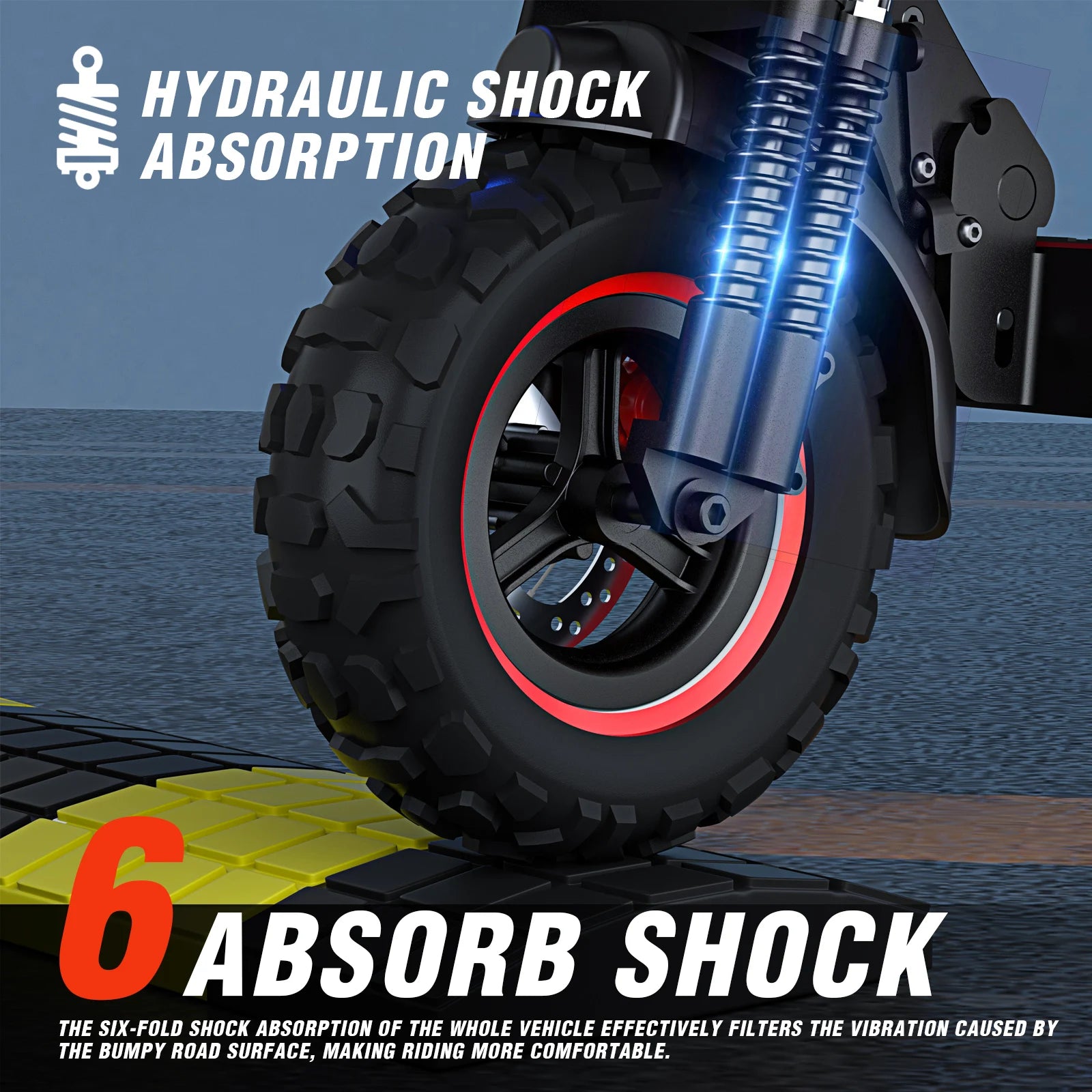 ' Off-road Tires Fast Commuting E-Scooter