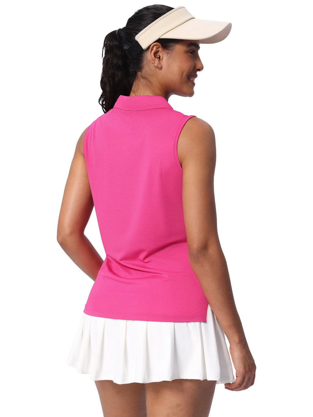 Women's Sleeveless Golf Shirts  Tennis Polo Lightweigh