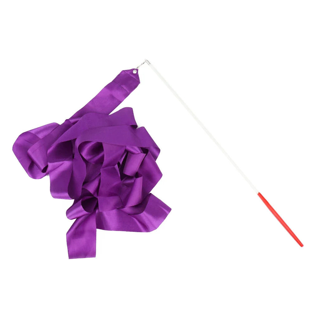 Ballet Streamer Rod Rainbow Stick for Kids
