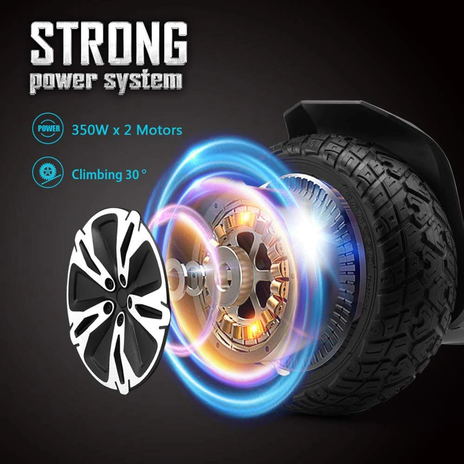 Hoverboard with Bluetooth Speaker