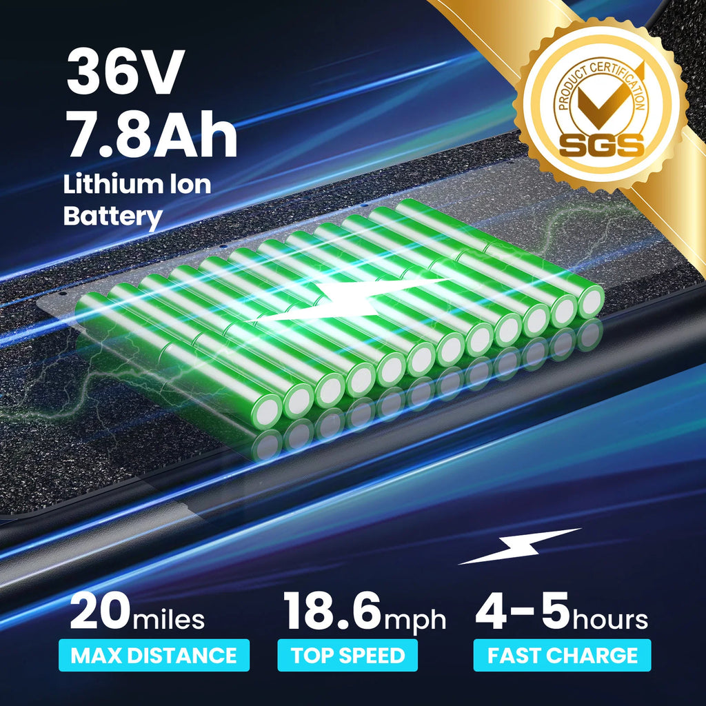 , 3 Riding Modes Foldable Electric Scooter for Adult