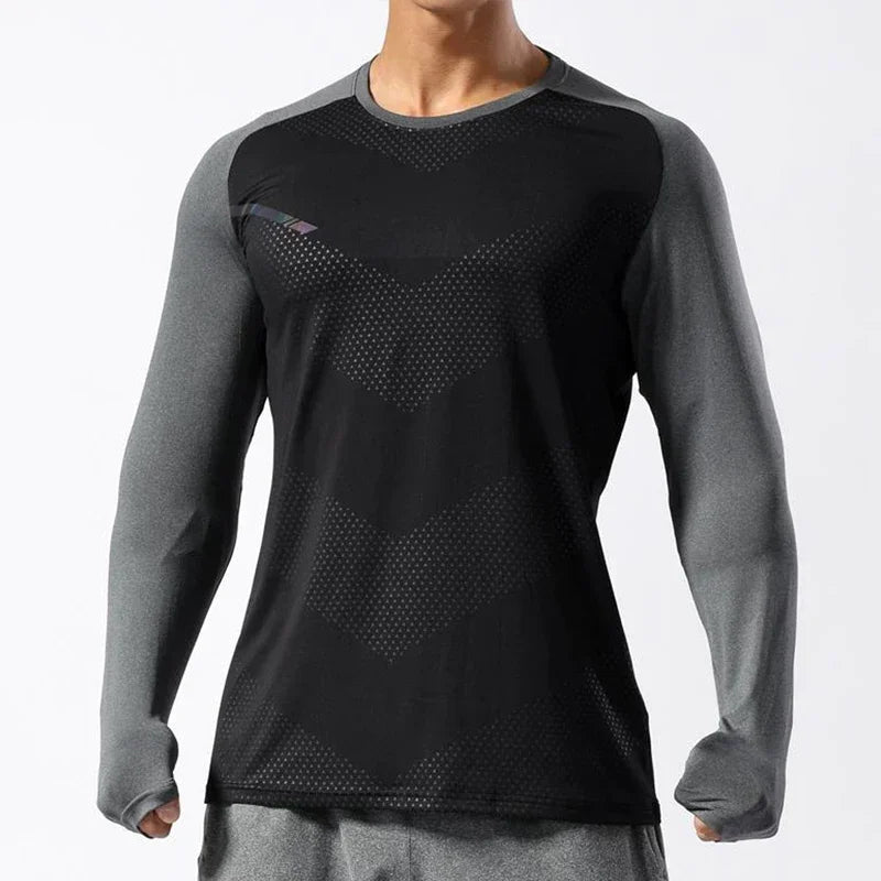 Men's Sport Long Sleeve Tops  T-shirts Bodybuilding