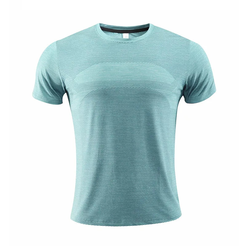 Mens Short Sleeve Sport t Shirt Quick Dry Running