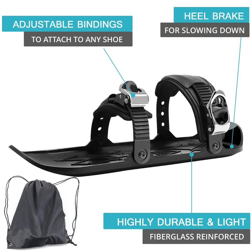 Short Shoe Snowblades for Winter Outdoor Sports
