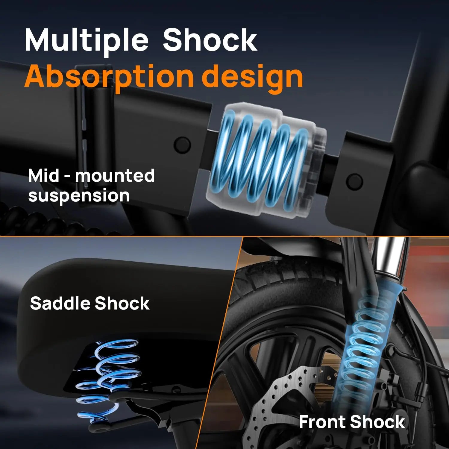 14" Foldable Electric Bicycle for Adult