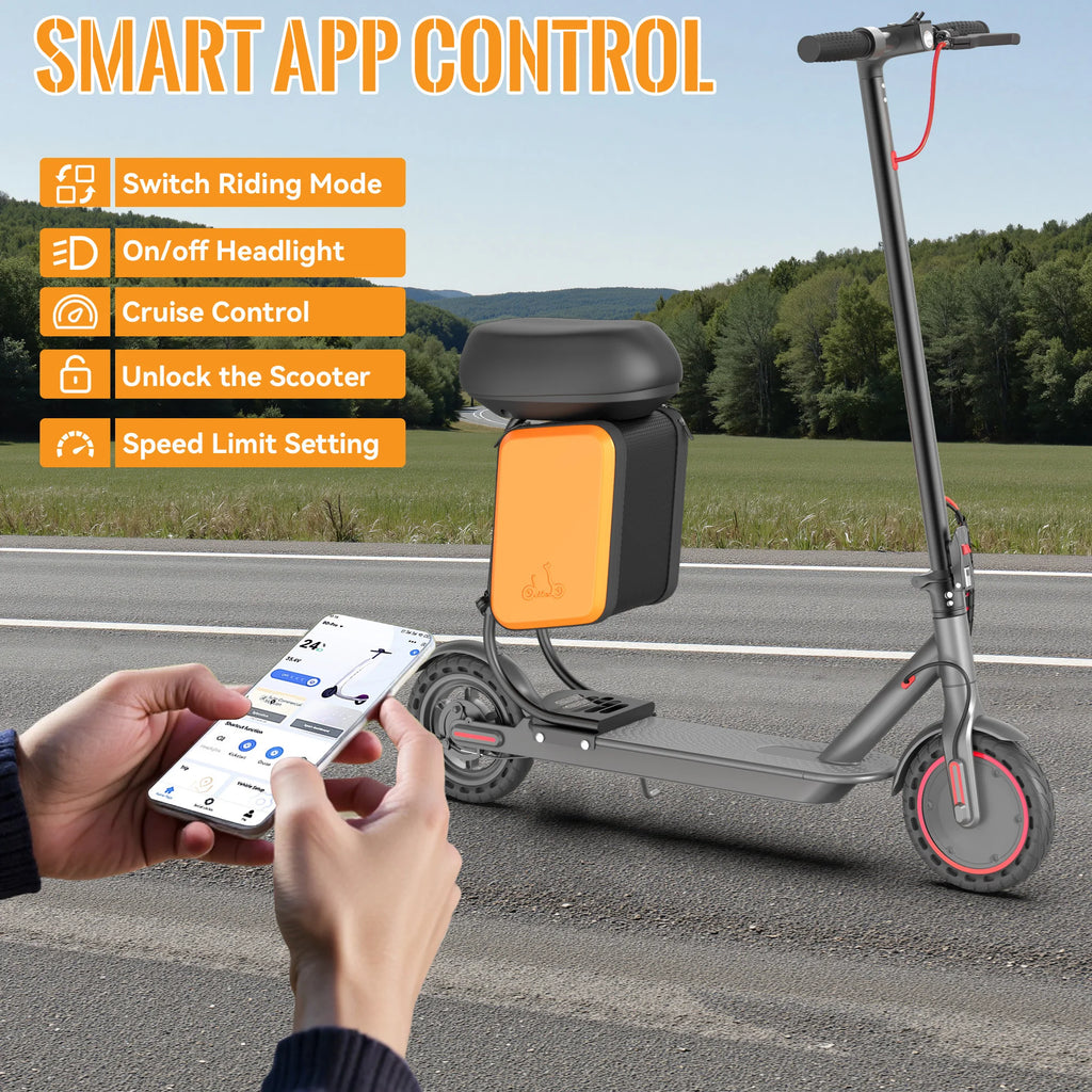 Electric Scooter with Seat Foldable  Powerful Storage