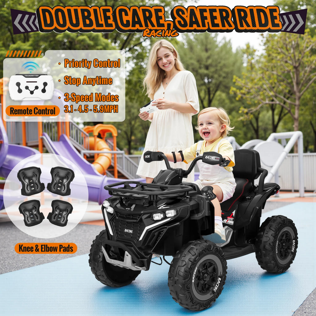 24V Large Four-Wheeled Off-Road Vehicle for Kids -
