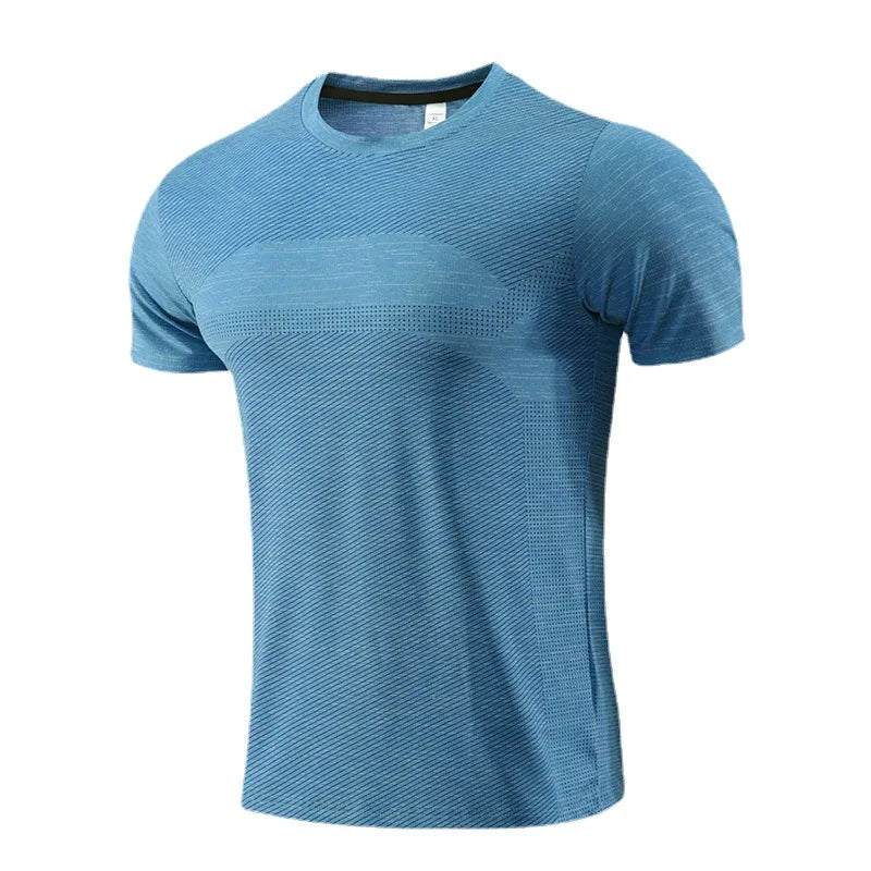 Mens Short Sleeve Sport t Shirt Quick Dry Running
