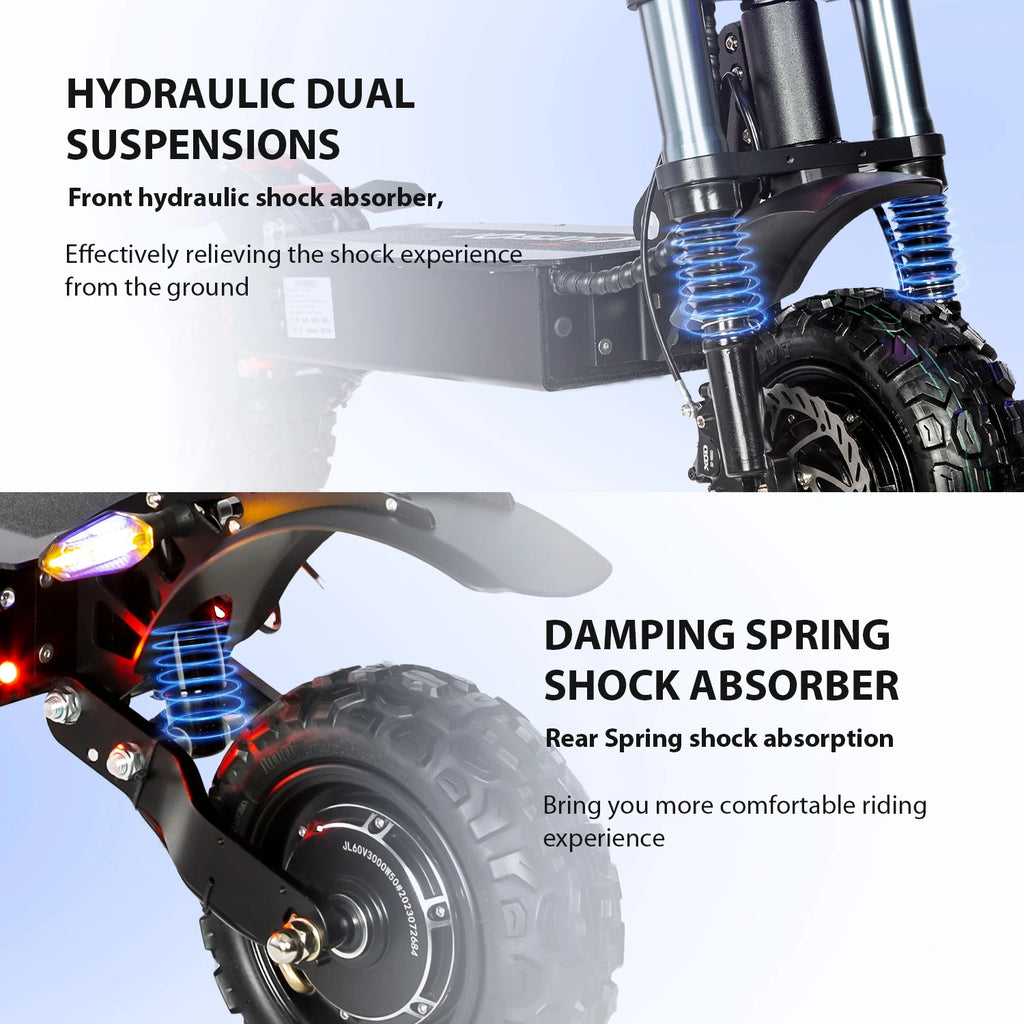 removable seat hydraulic shock absorption Folding Electric Scooter