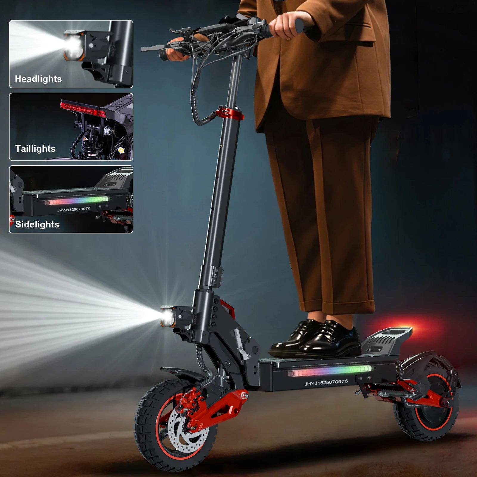 Electric Scooter for Adult, Max Speed 28mph