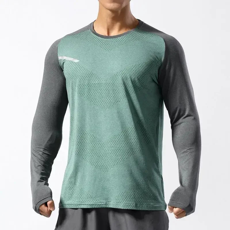 Men's Sport Long Sleeve Tops  T-shirts Bodybuilding