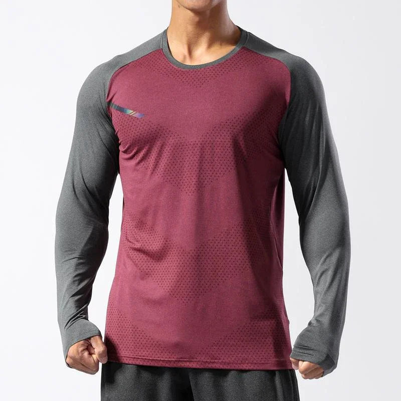Men's Sport Long Sleeve Tops  T-shirts Bodybuilding