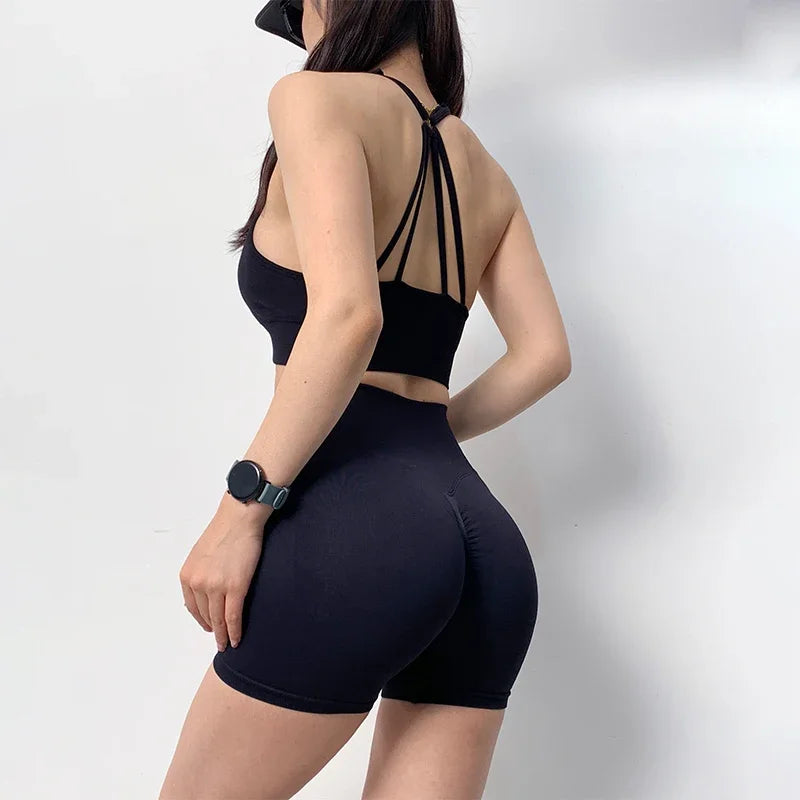 s Women High Waist Workout Outfits Gym Wear