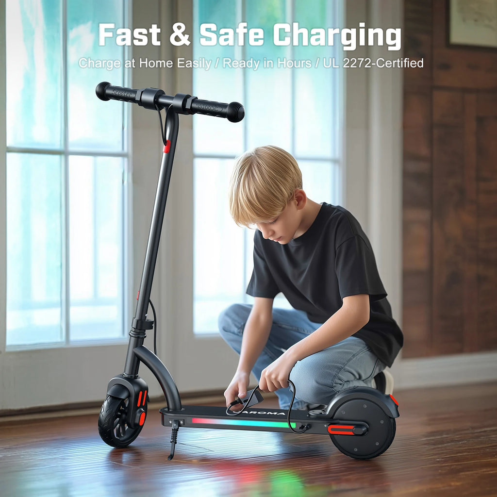Electric Scooter For Kid Age 6-12 3 Adjustable Speeds
