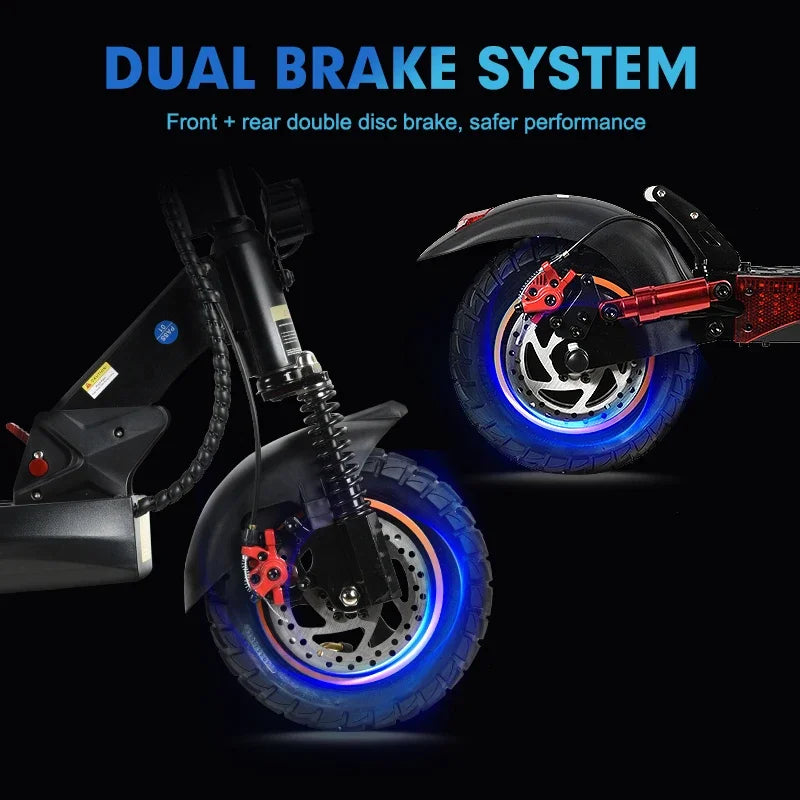 Off Road Tire Powerful Electric Kick Scooter Adult