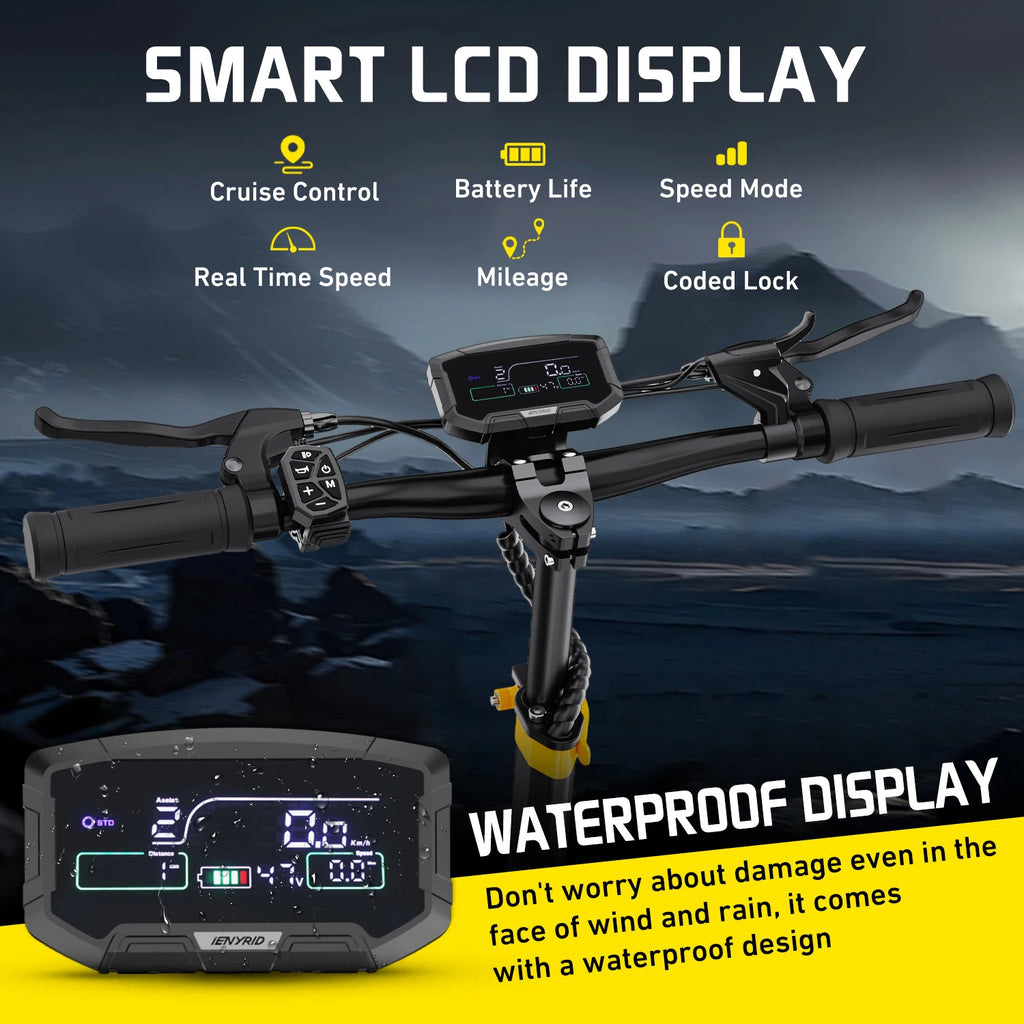 Dual Motorr Off-road Tire Foldable EScooter