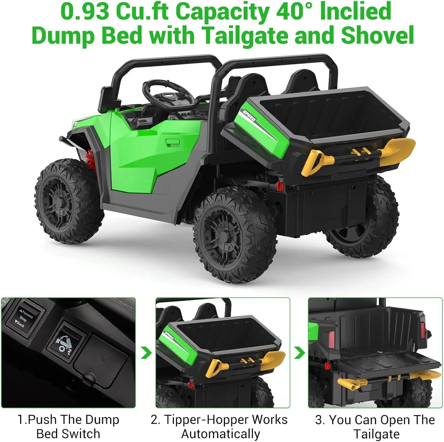 Kids 4x4 Electric Car with Remote Control, S