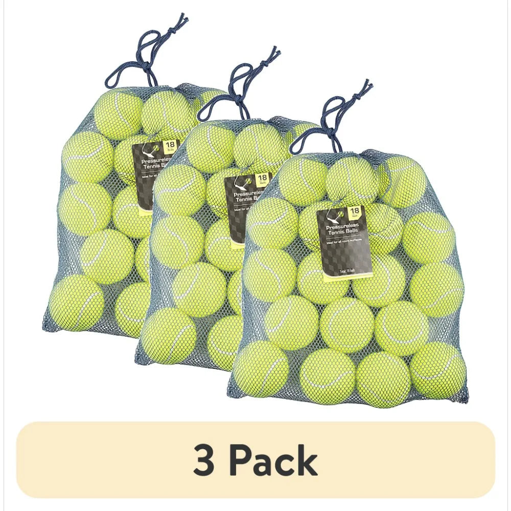 (3 packs) Tennis balls (18 balls)