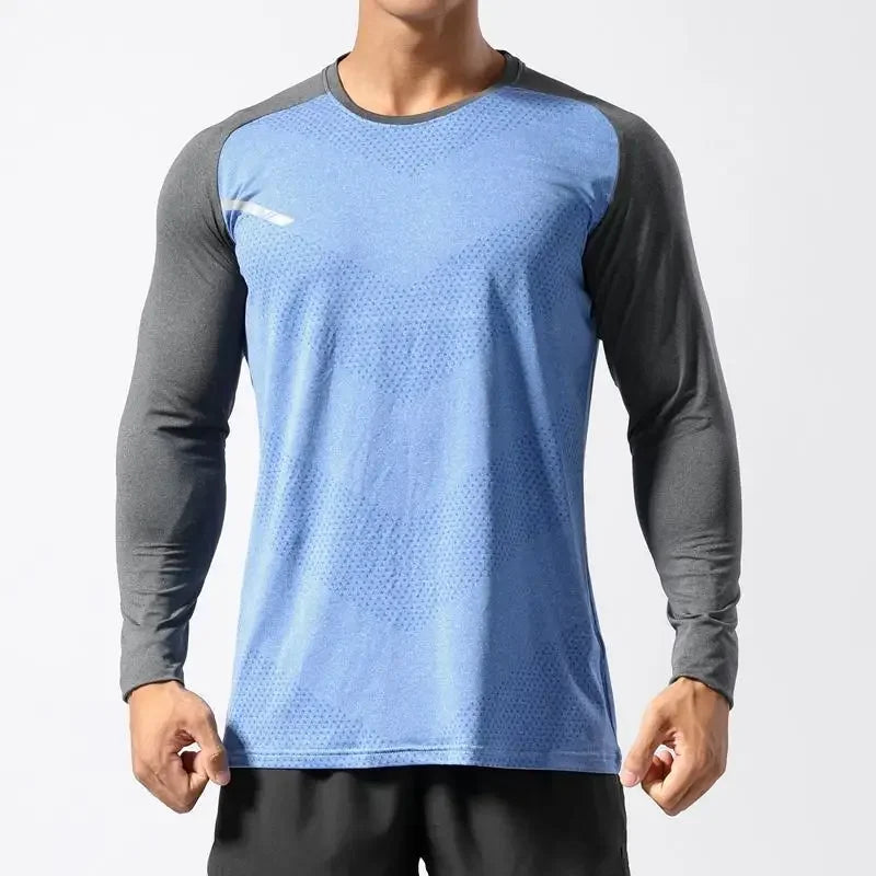Men's Sport Long Sleeve Tops  T-shirts Bodybuilding