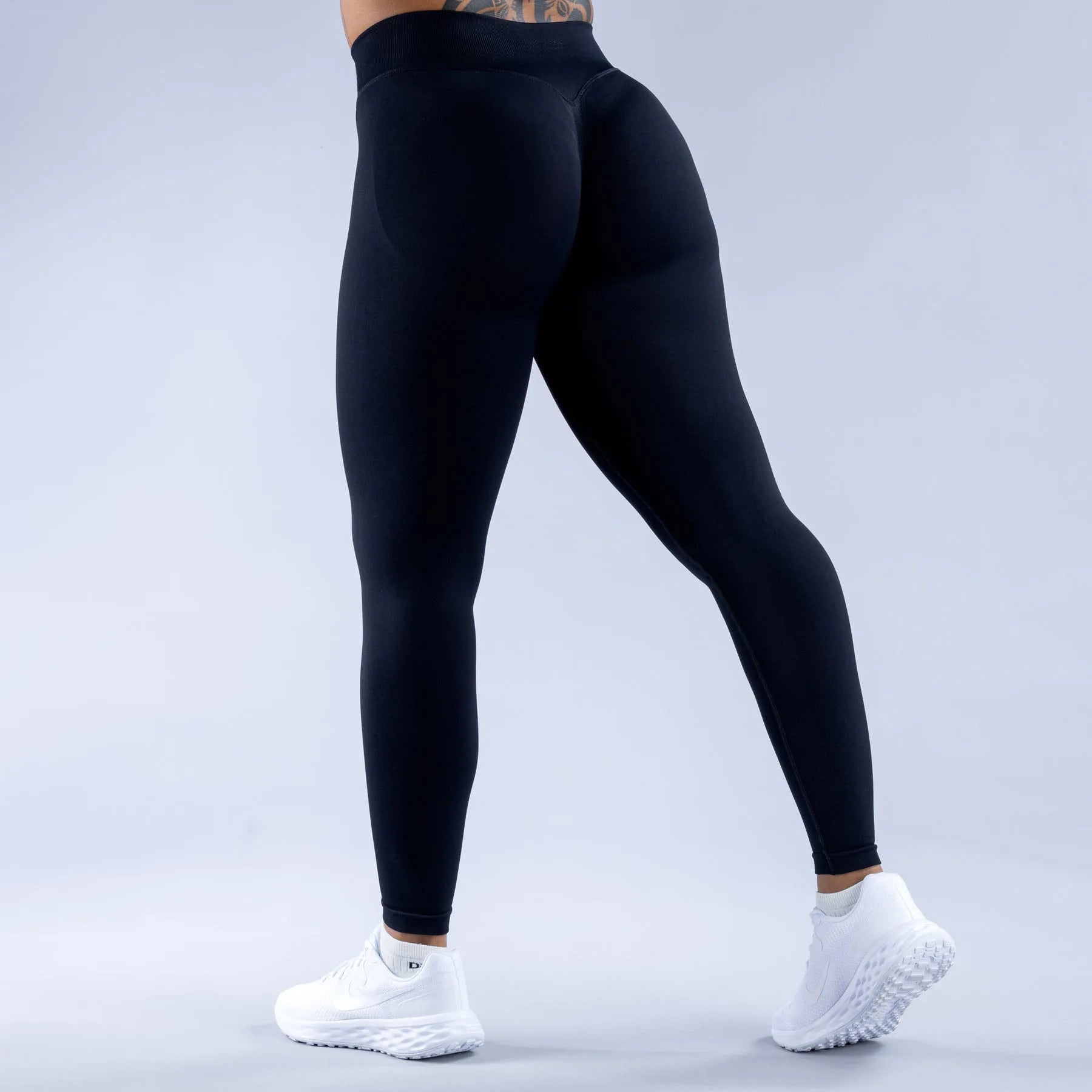 Women's fitness impact leggings, gym sports halter-