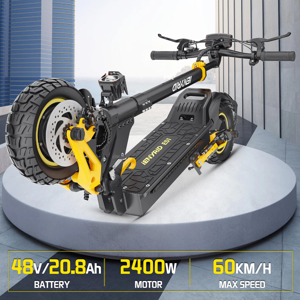 Dual Motorr Off-road Tire Foldable EScooter