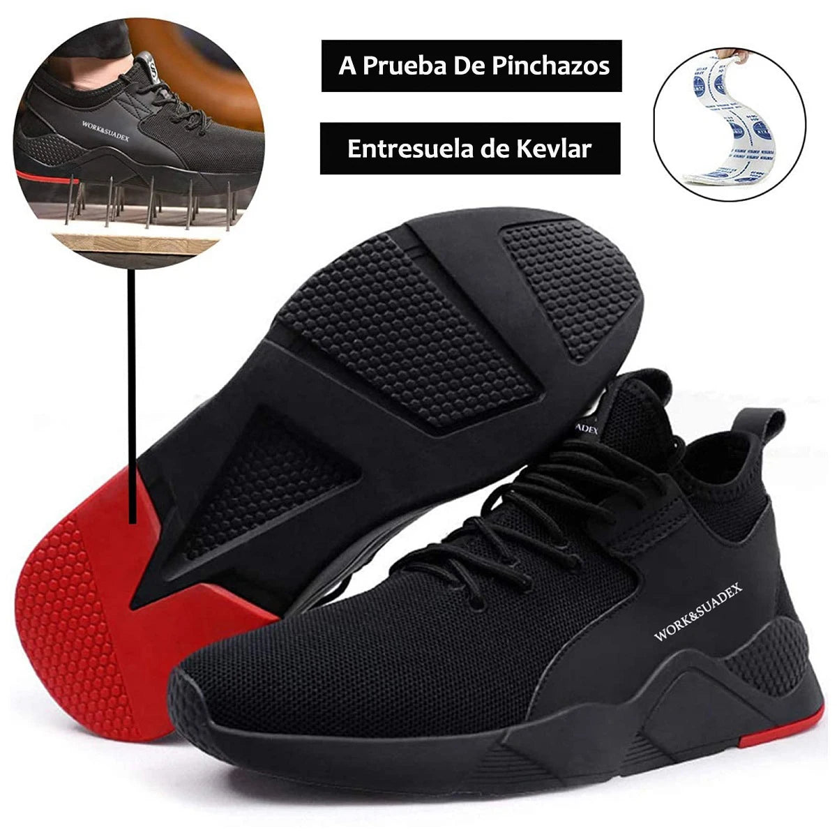 Men Work Safety Shoes Steel Toe