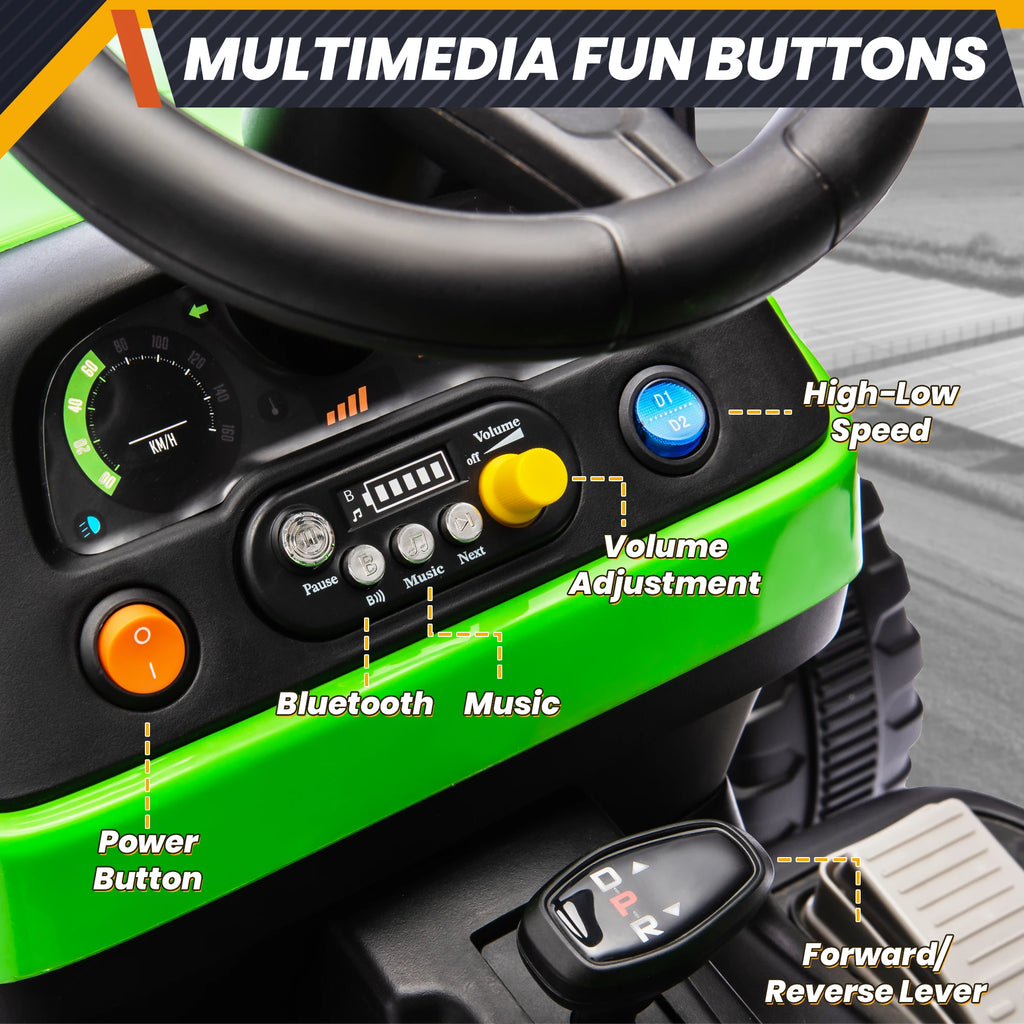 Tractor Truck, Electric Car for Kids 2-6 Gifts