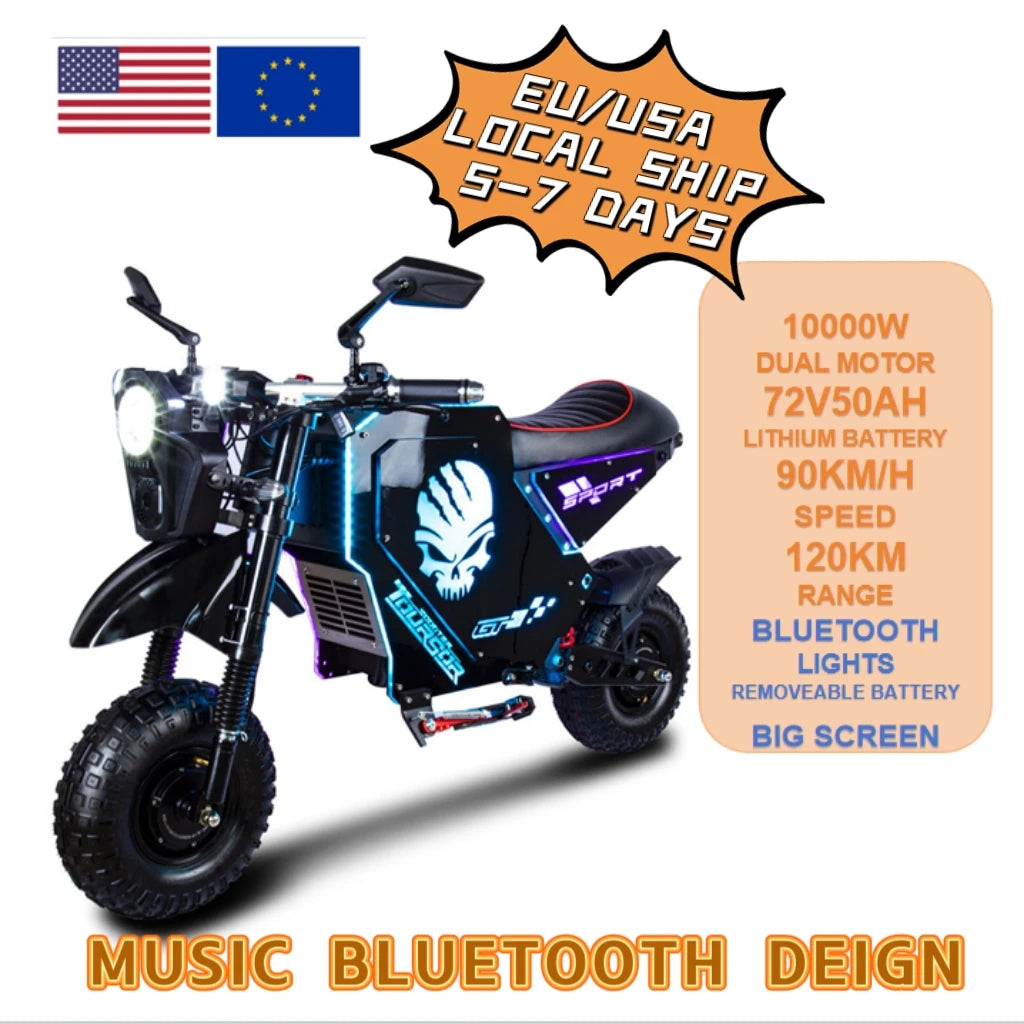 Escooter Fast Speed 90KMH 120Kmh Dual Motor Adult Escooter