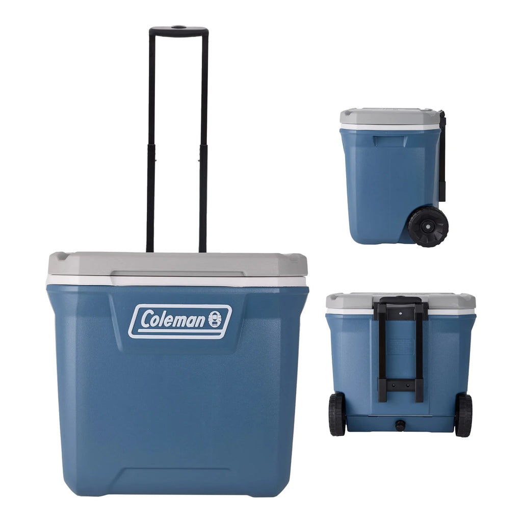 60QT Ice Chest Rolling Cooler with Wheels,