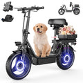 Folding Electric Scooter for Adults,  Full Shock Absorption