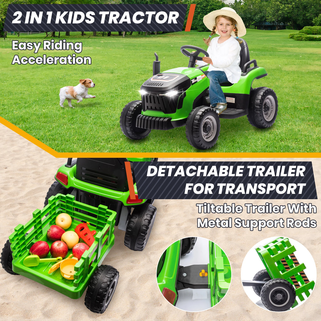 Tractor Truck, Electric Car for Kids 2-6 Gifts