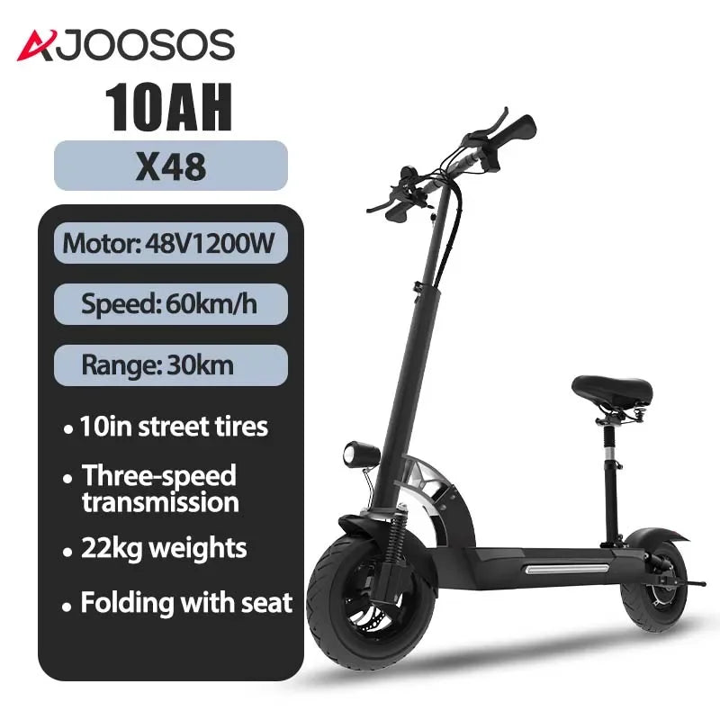 1200W-5600W 48-72V Electric Scooter up to 90KM/H Max Speed Adults Electric Scooters up to 110KM Long Range 10/11'' Tires