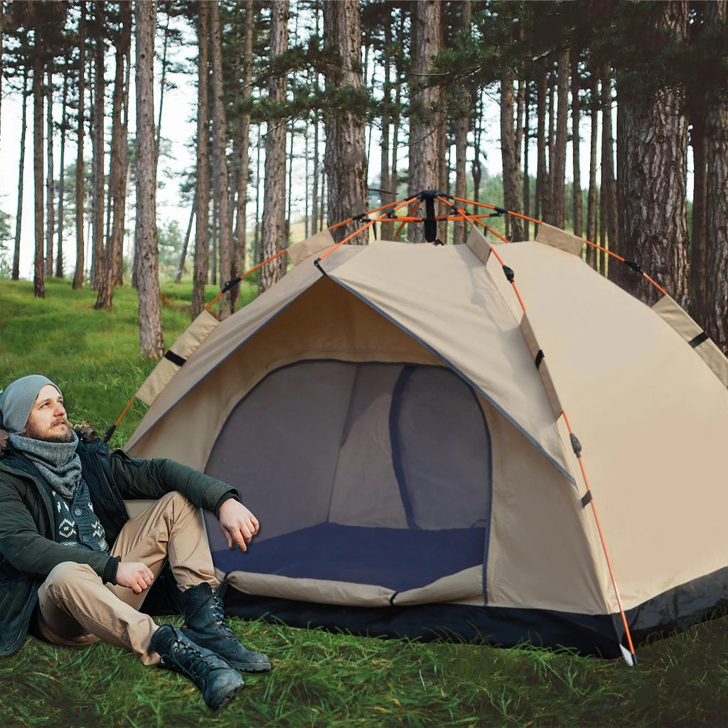 Rainproof Sunshine-proof Tent Two windowless doors