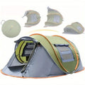 - 4-Person Easy Pop Up Tent with 2 Doors + Waterproof