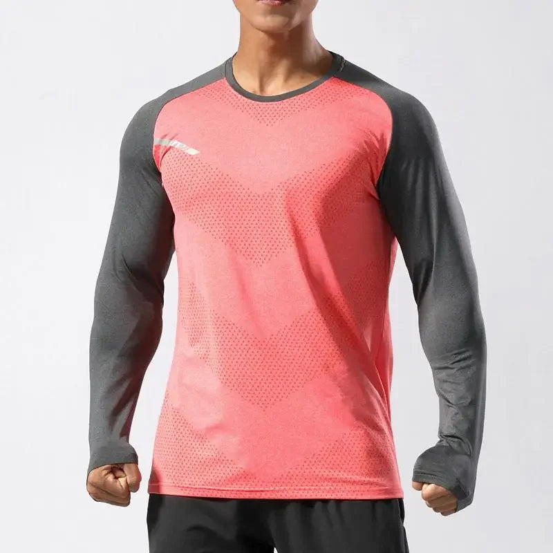 Men's Sport Long Sleeve Tops  T-shirts Bodybuilding