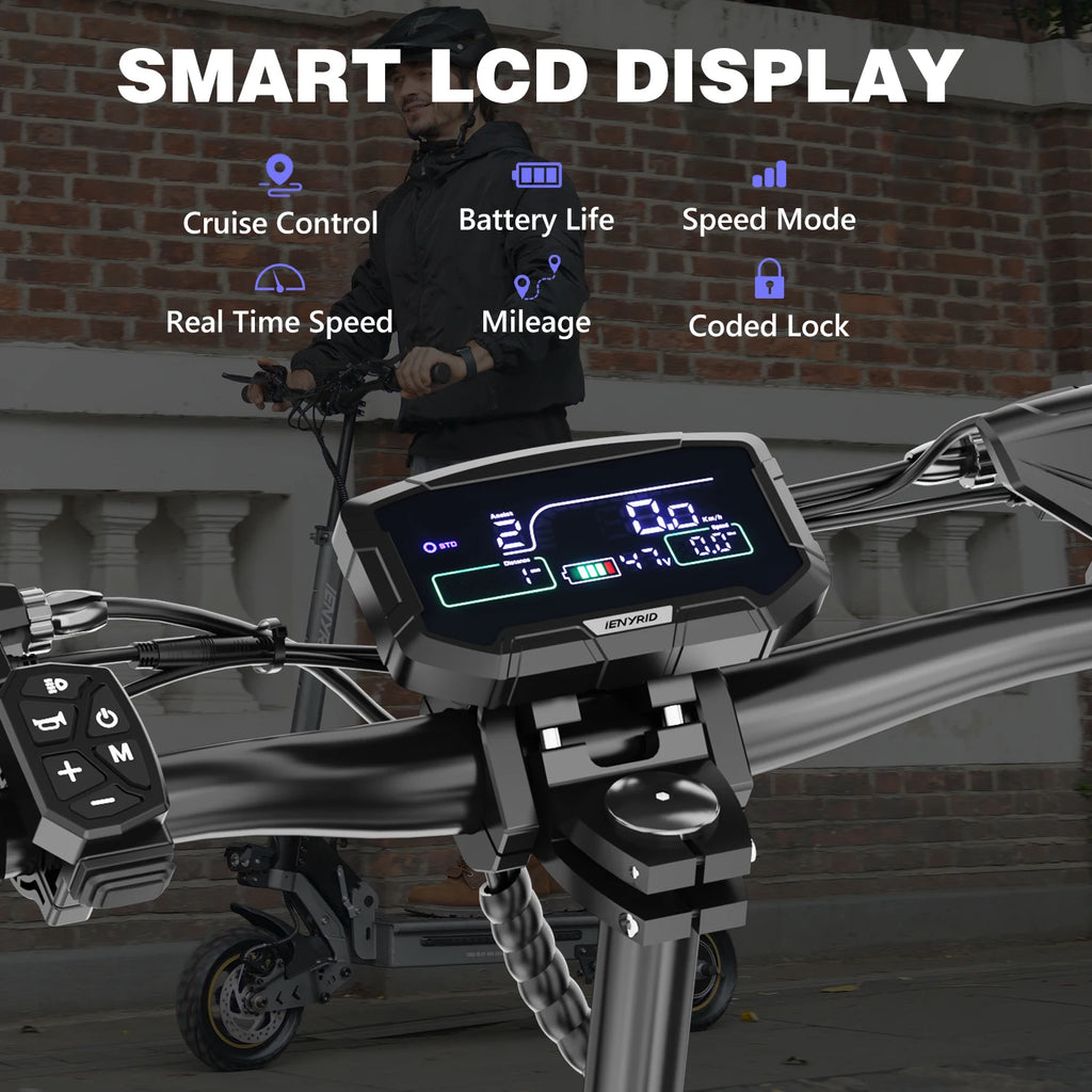 r Adults,Long Range Folding Kick Commuter Electr[c  Scooter