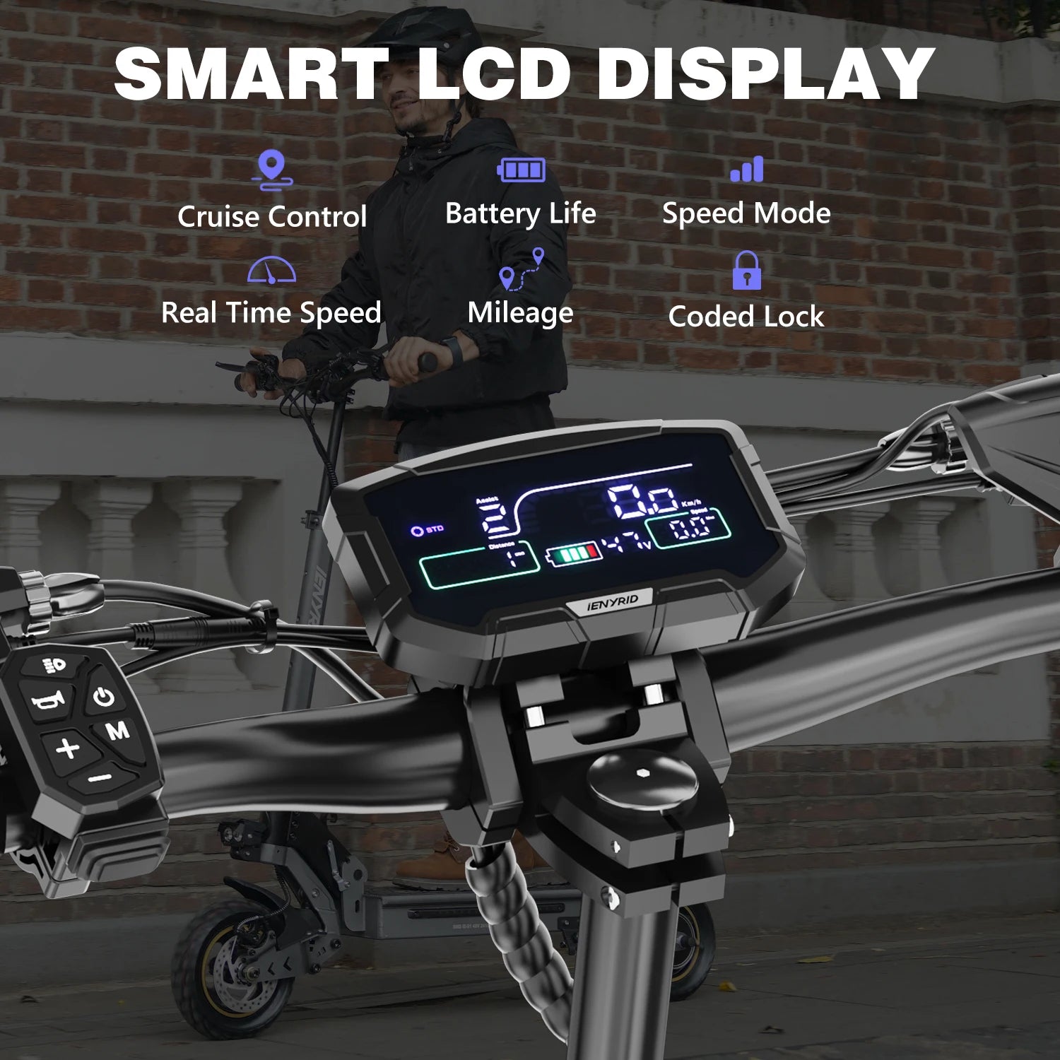 r Adults,Long Range Folding Kick Commuter Electr[c  Scooter